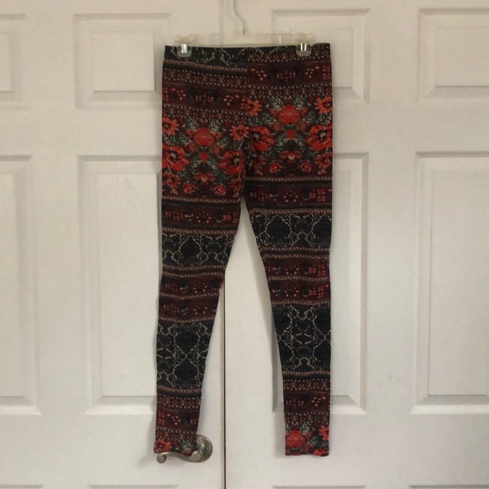 Flower design leggings